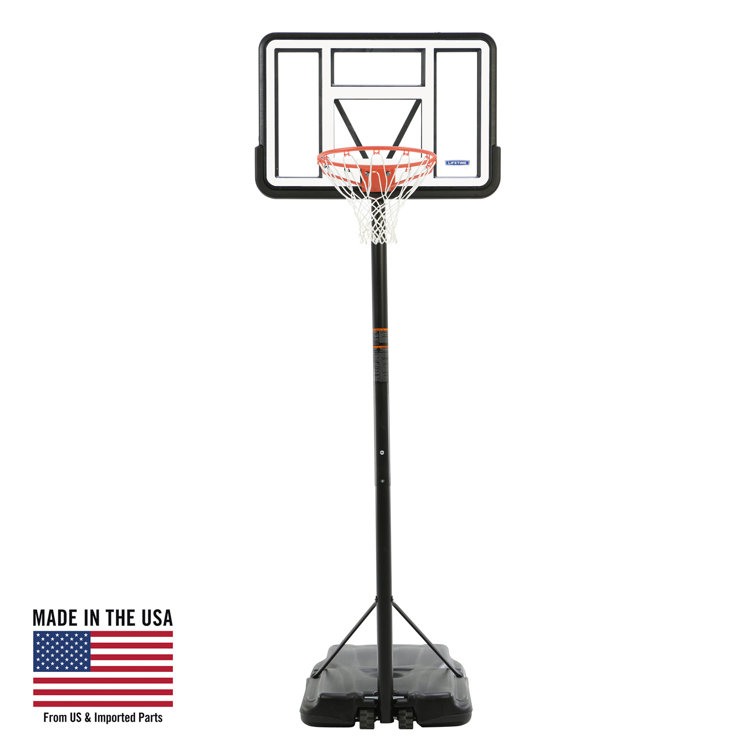 Lifetime Height Adjustable Portable Basketball Hoop (44" Polycarbonate